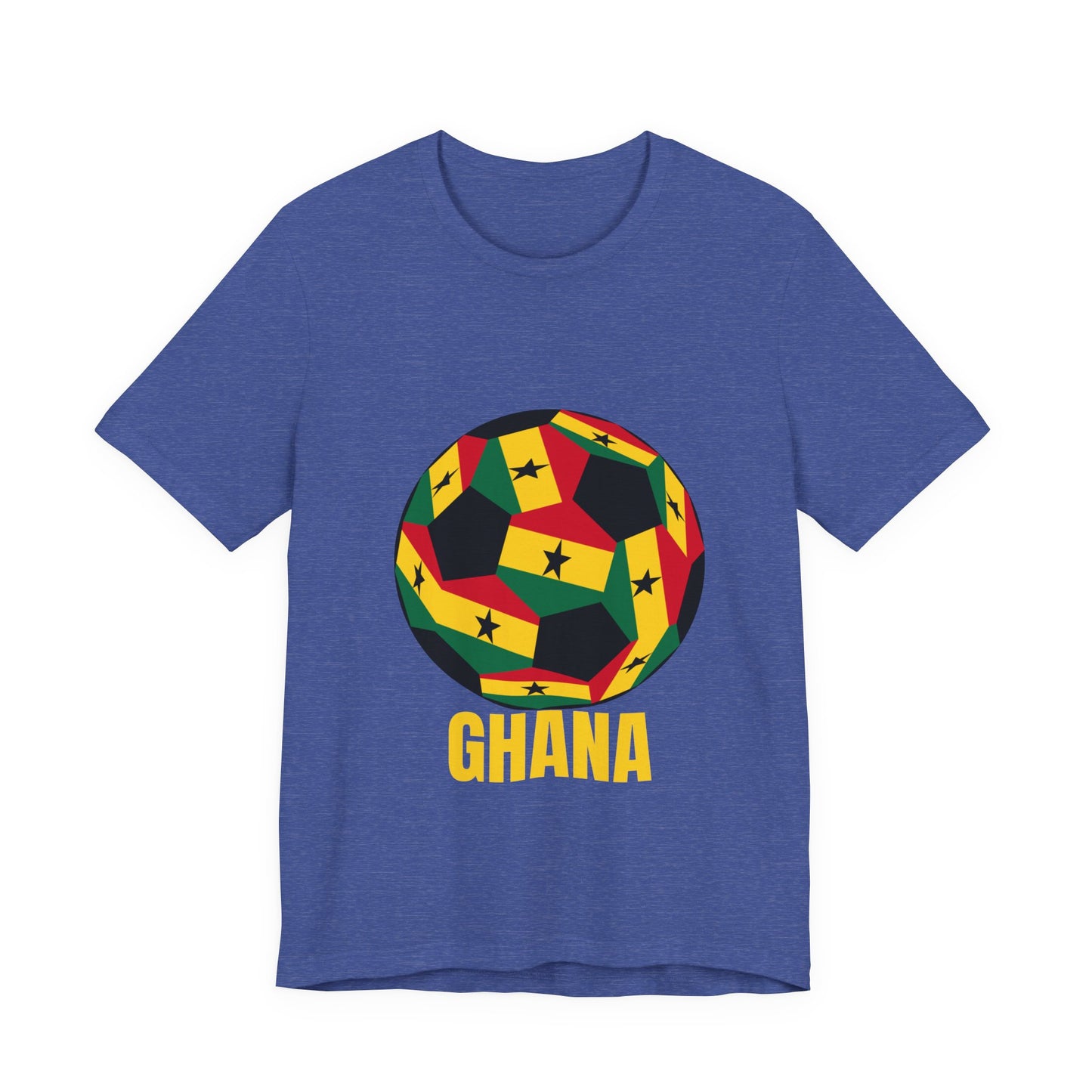 Ghana Fan Specialty Soccer Ball Design T Shirt