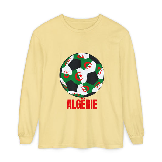 ALGËRIE Fan Specialty Soccer Ball Design T Shirt