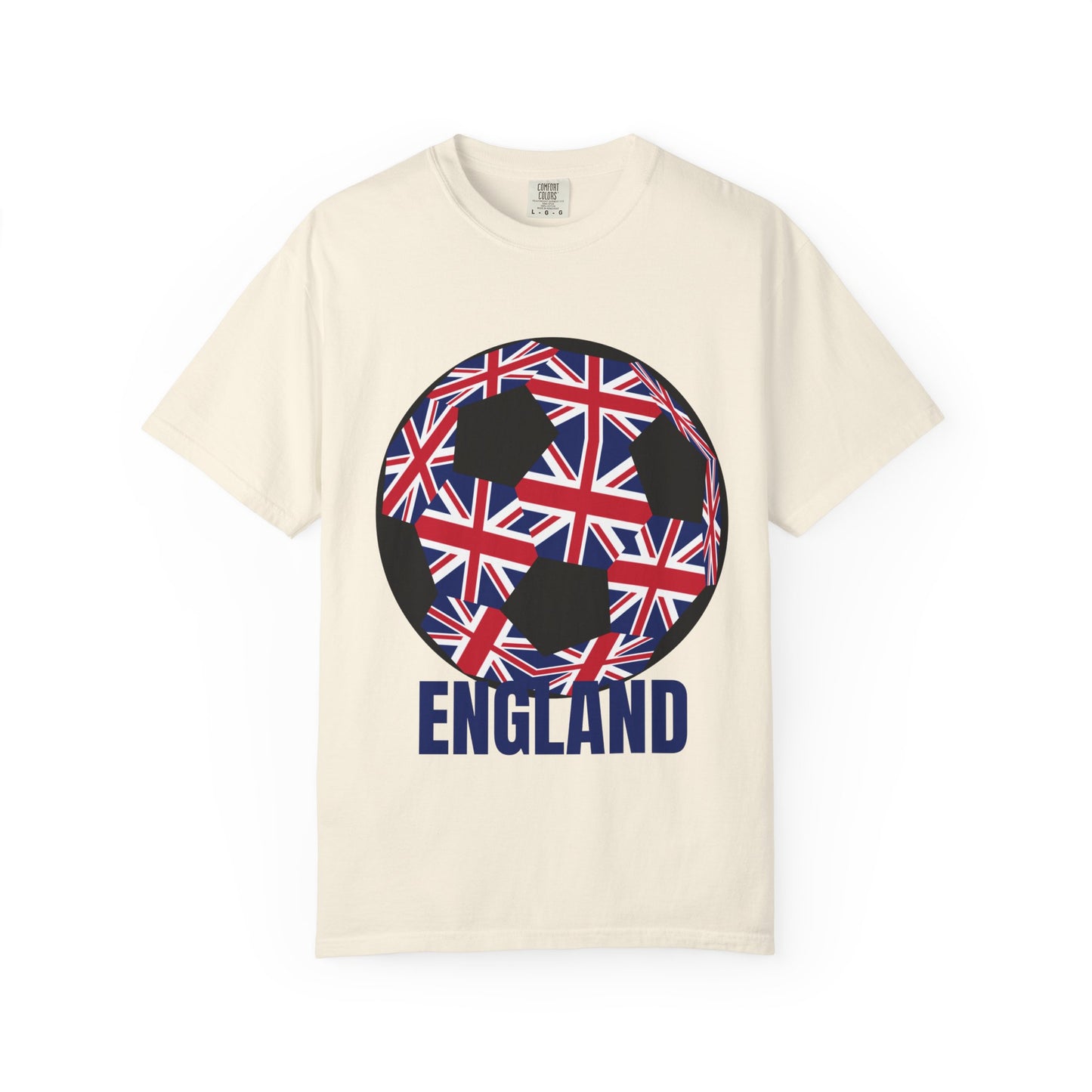 English Style Specialty Soccer Ball Design T Shirt
