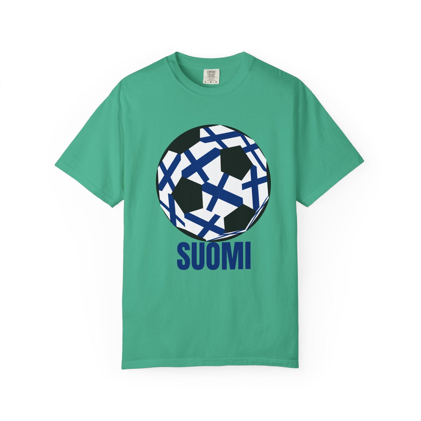 Suomi Fan Specialty Soccer Ball Design T Shirt