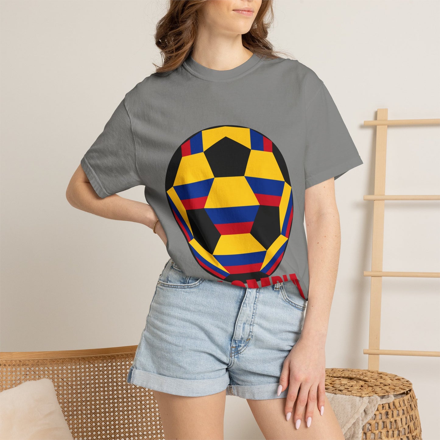 Columbia Fan Specialty Soccer Ball Design T Shirt