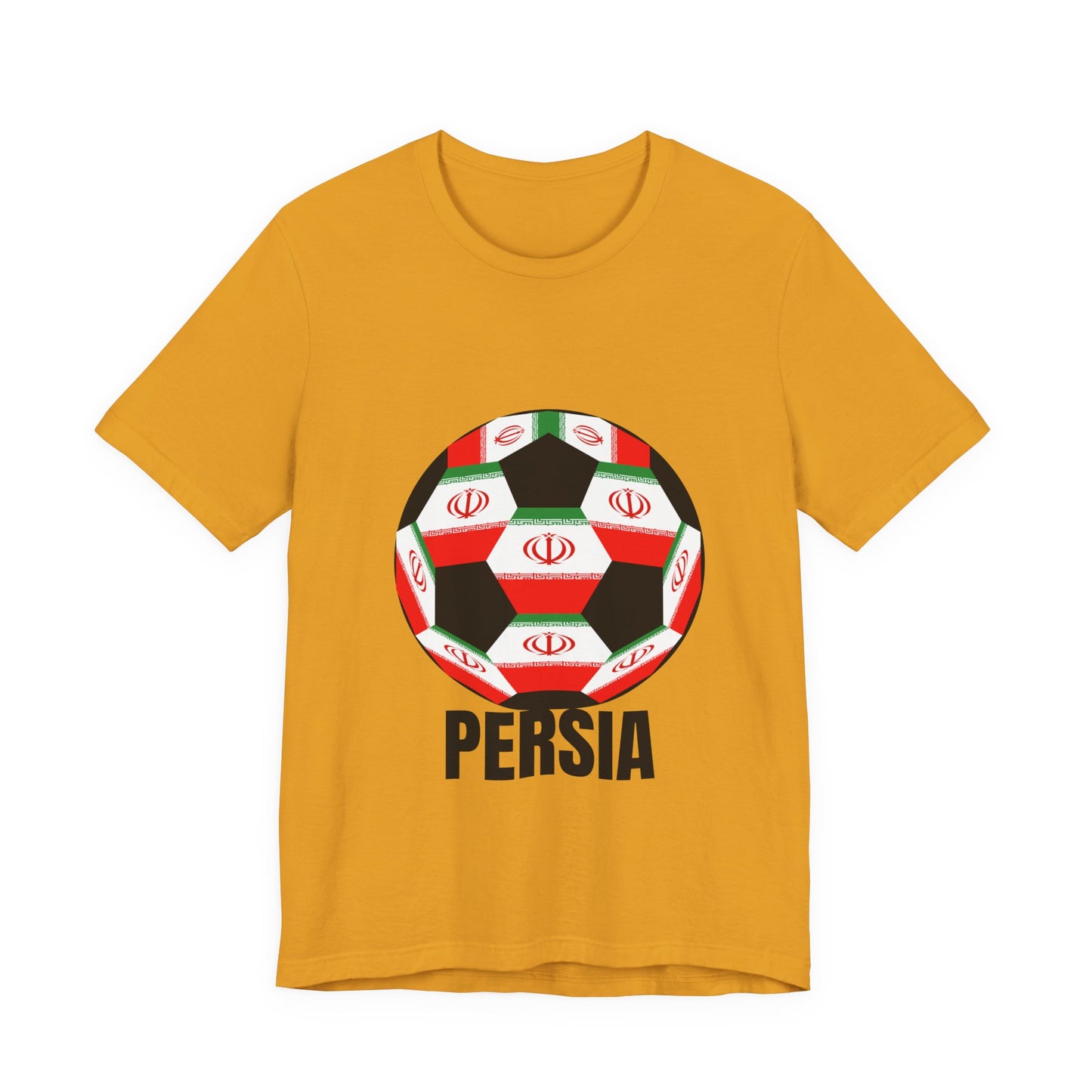Persia Fan Specialty Soccer Ball Design T Shirt