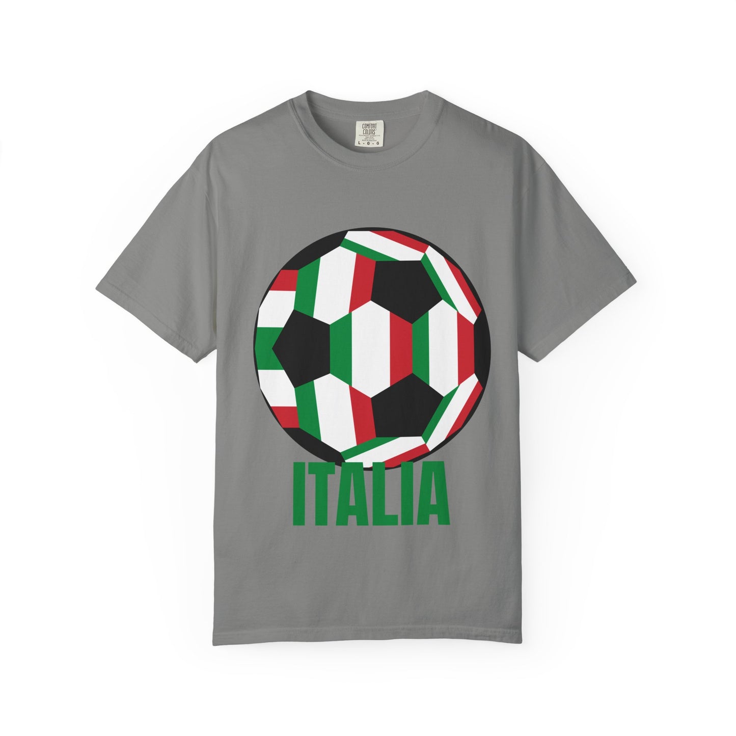 Italia Fan Specialty Soccer Ball Design T Shirt