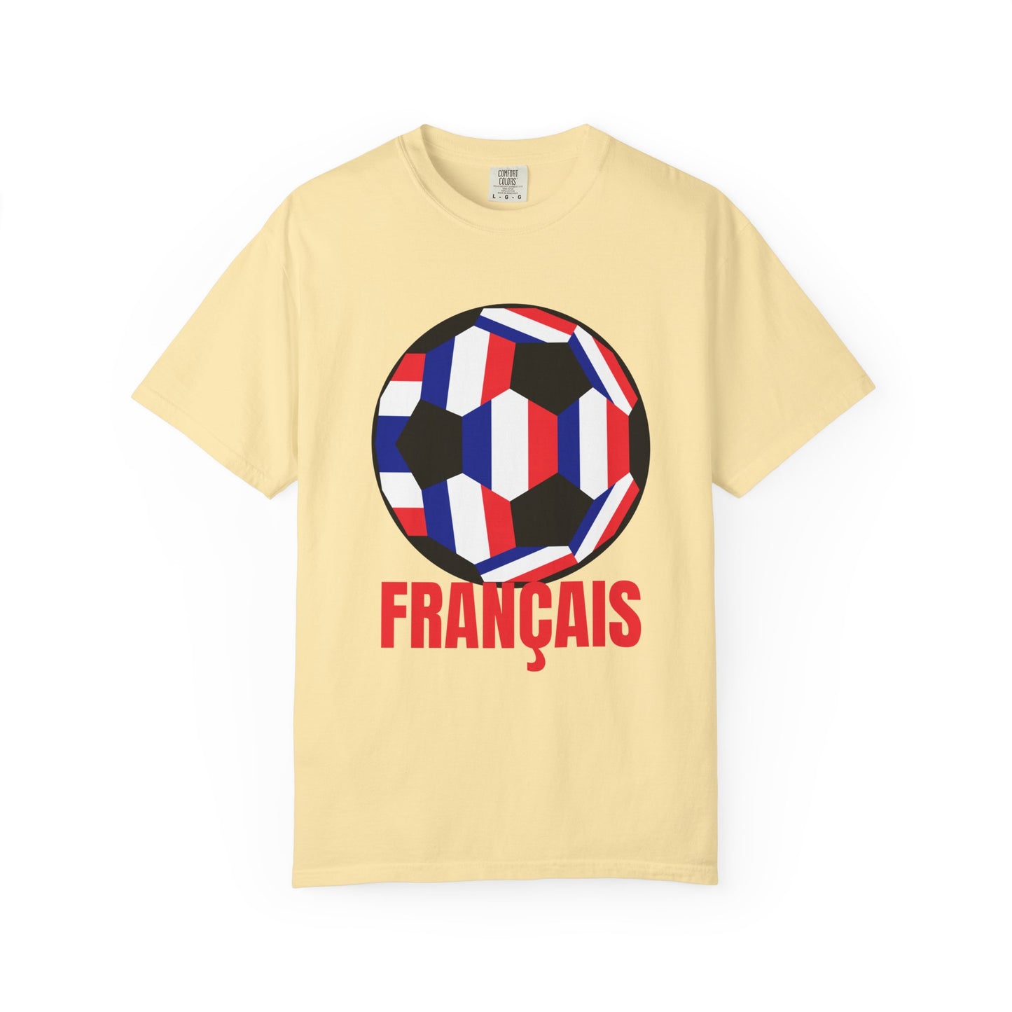 FRANÇAIS Fan Specialty Soccer Ball Design T Shirt