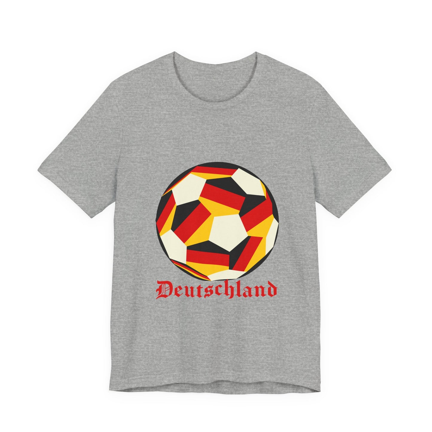Deutschland Fan Specialty Soccer Ball Design T Shirt