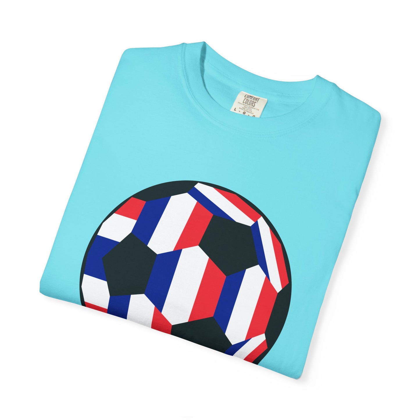 FRANÇAIS Fan Specialty Soccer Ball Design T Shirt