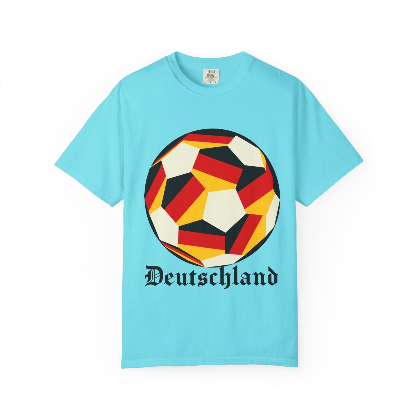 Deutschland Fan Specialty Soccer Ball Design T Shirt