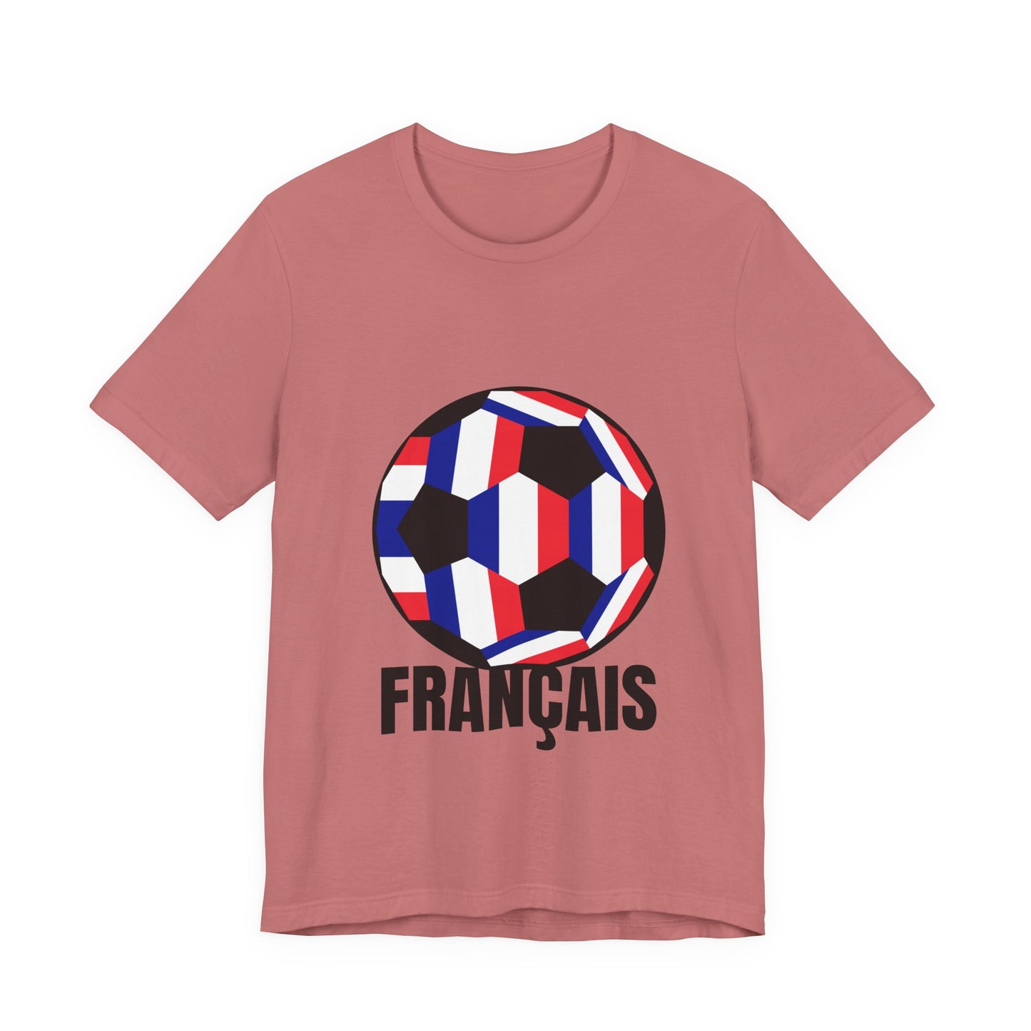 Francais Fan Specialty Soccer Ball Design T Shirt