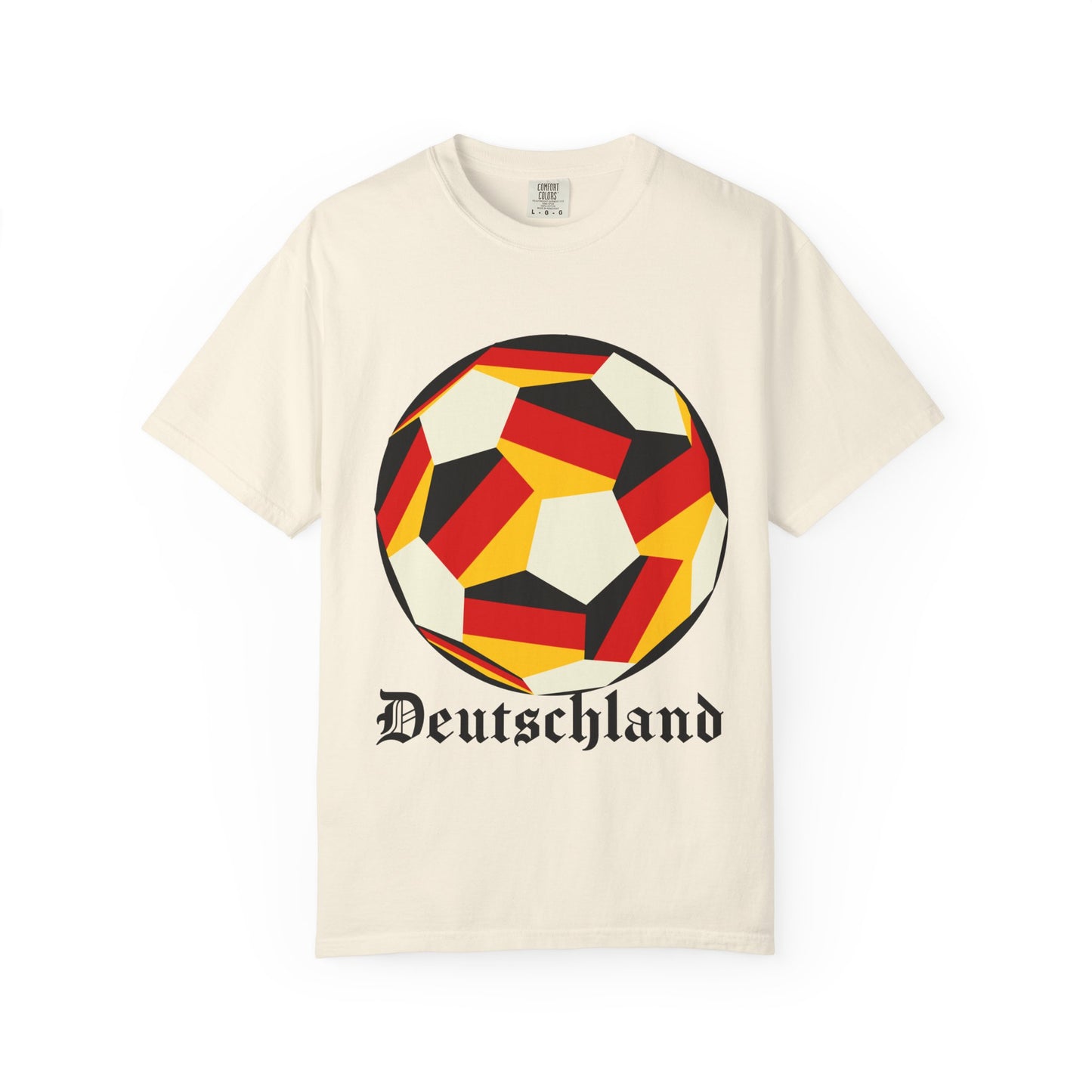 Deutschland Fan Specialty Soccer Ball Design T Shirt