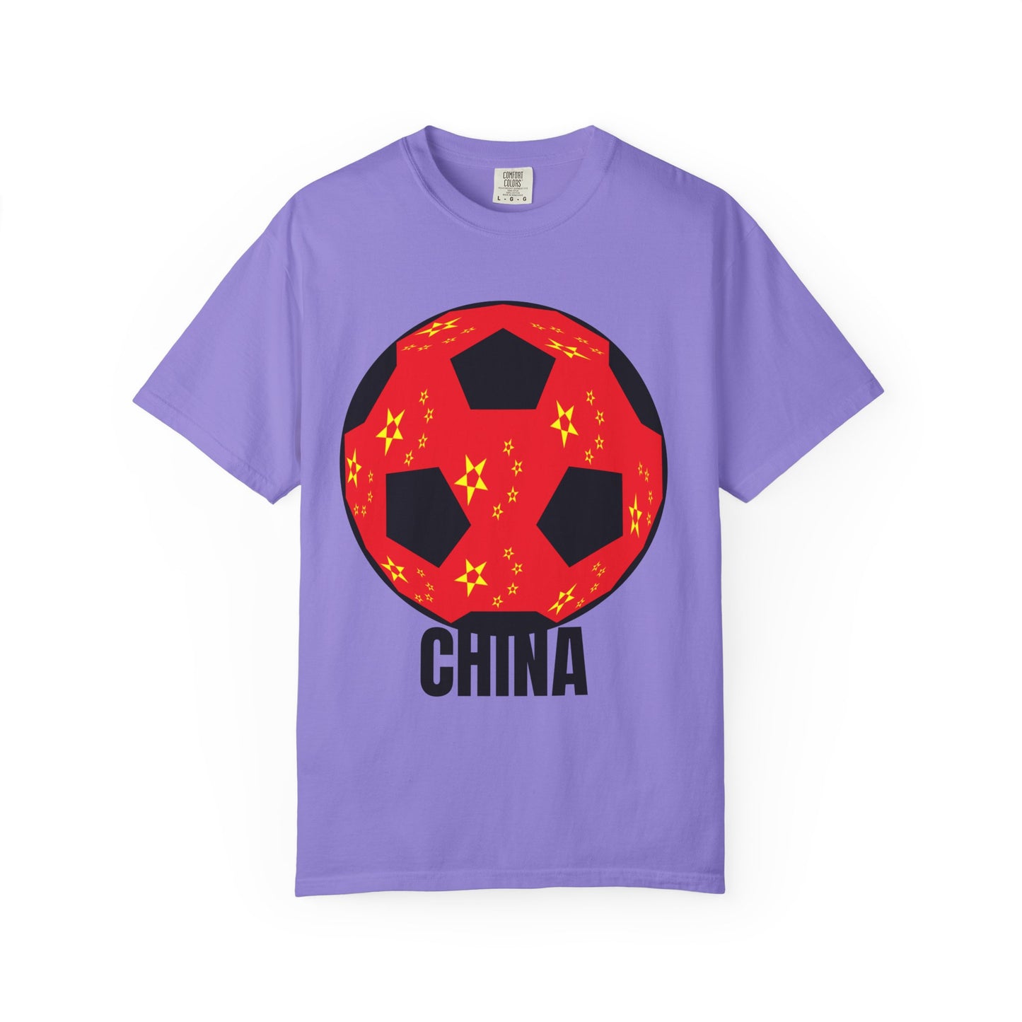 China Fan Specialty Soccer Ball Design T Shirt