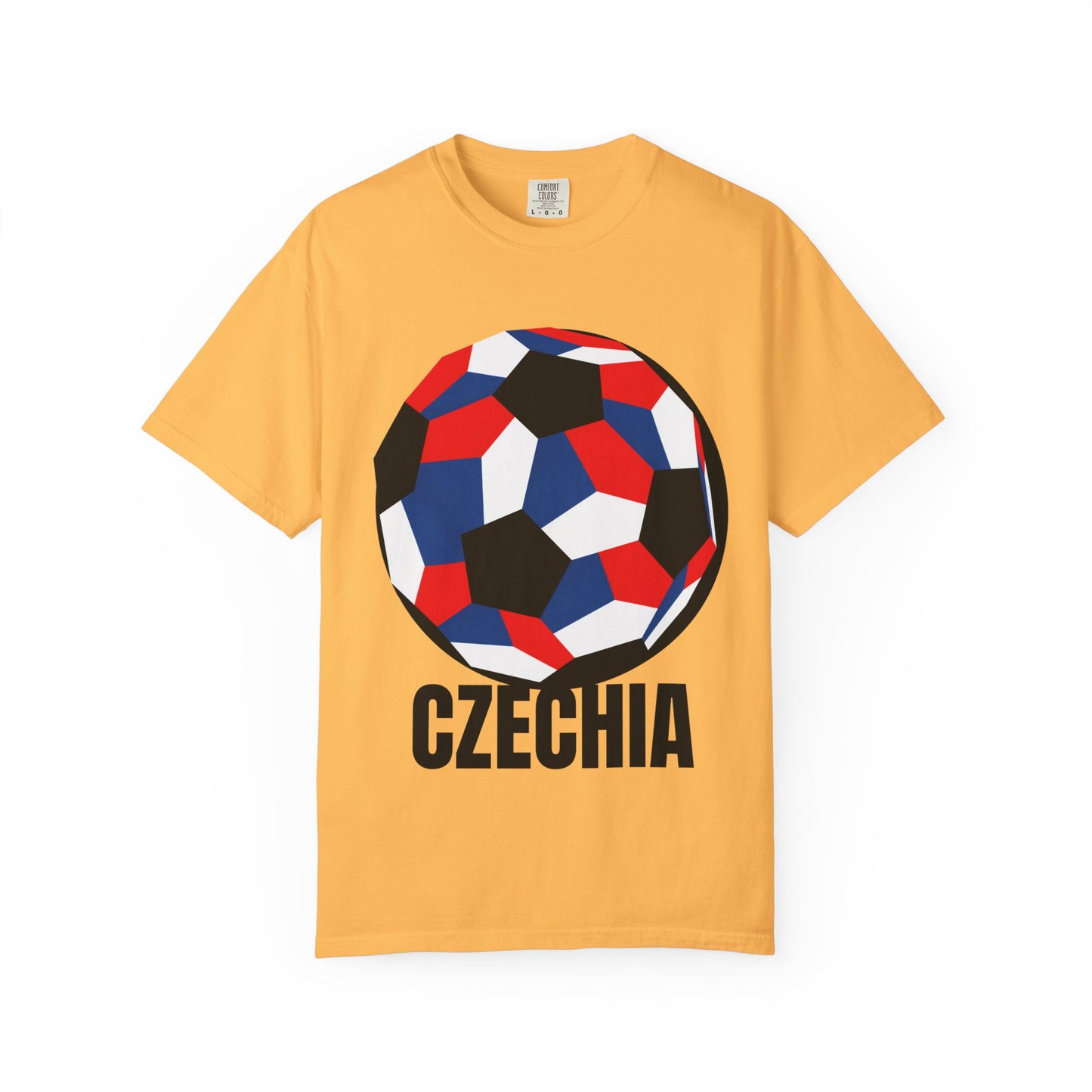 Czechia Fan Specialty Soccer Ball Design T Shirt