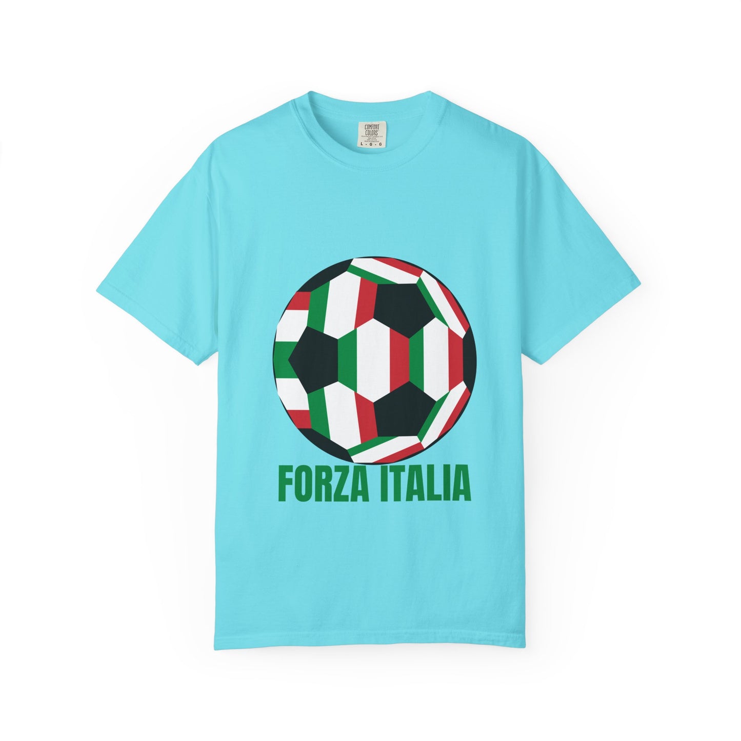 Forza Italia Fan Specialty Soccer Ball Design T Shirt