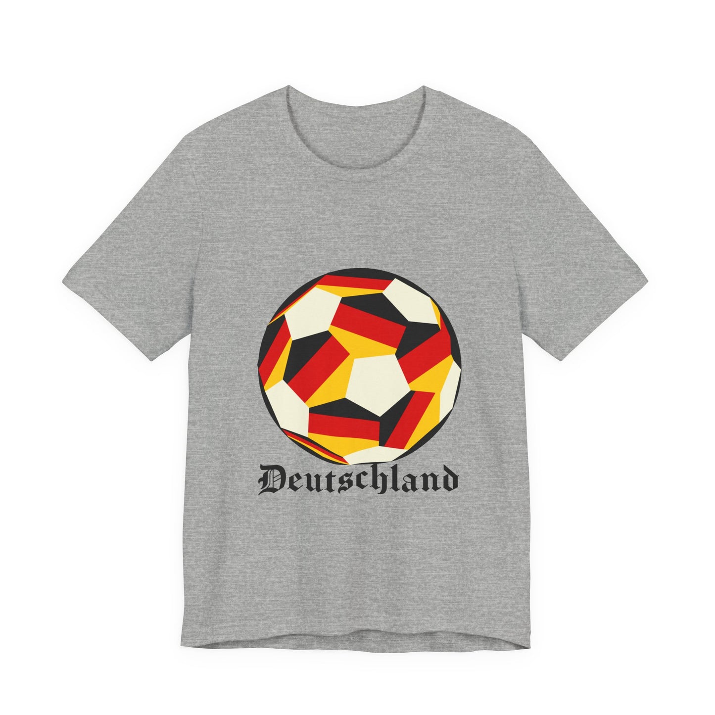 Deutschland Fan Specialty Soccer Ball Design T Shirt