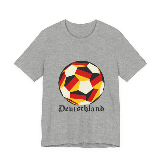 Deutschland Fan Specialty Soccer Ball Design T Shirt