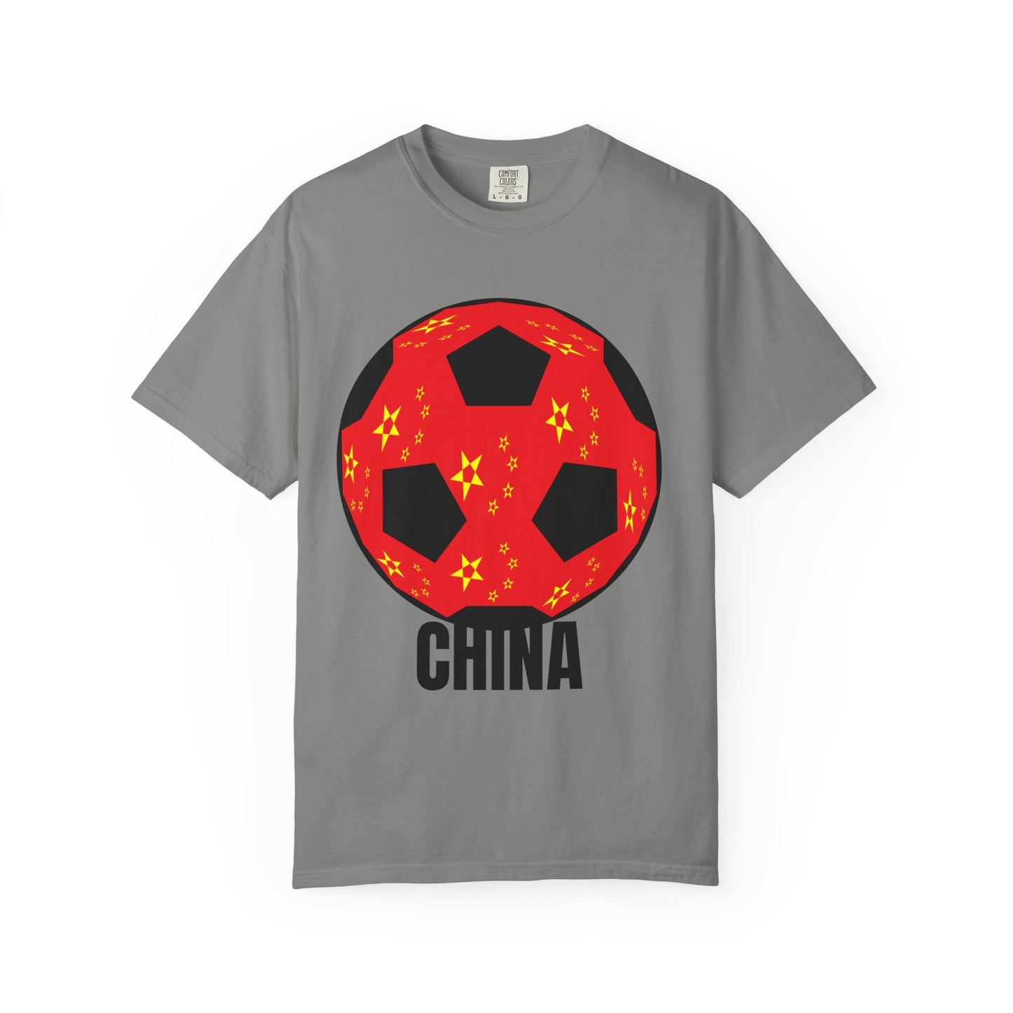 China Fan Specialty Soccer Ball Design T Shirt