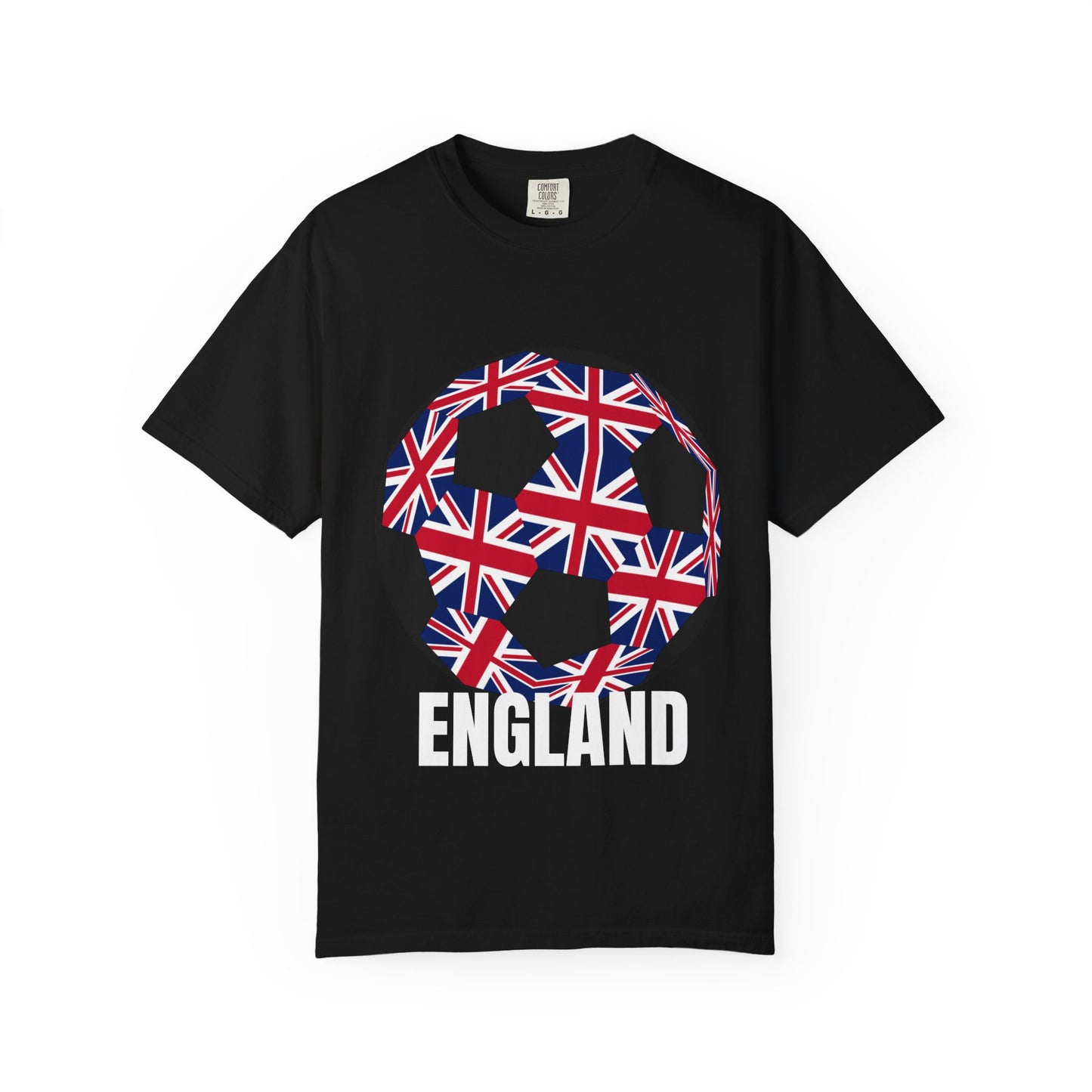 English Style Specialty Soccer Ball Design T Shirt