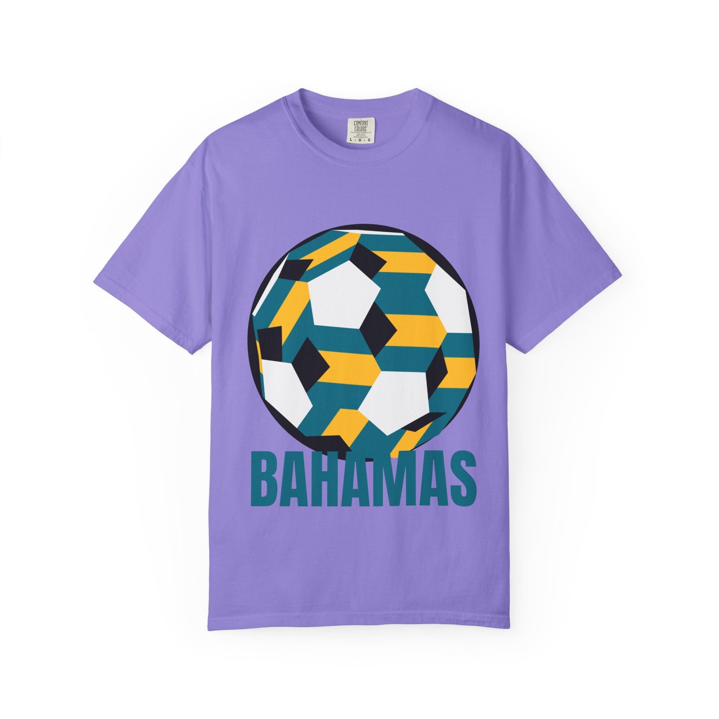 Bahamas Fan Specialty Soccer Ball Design T Shirt