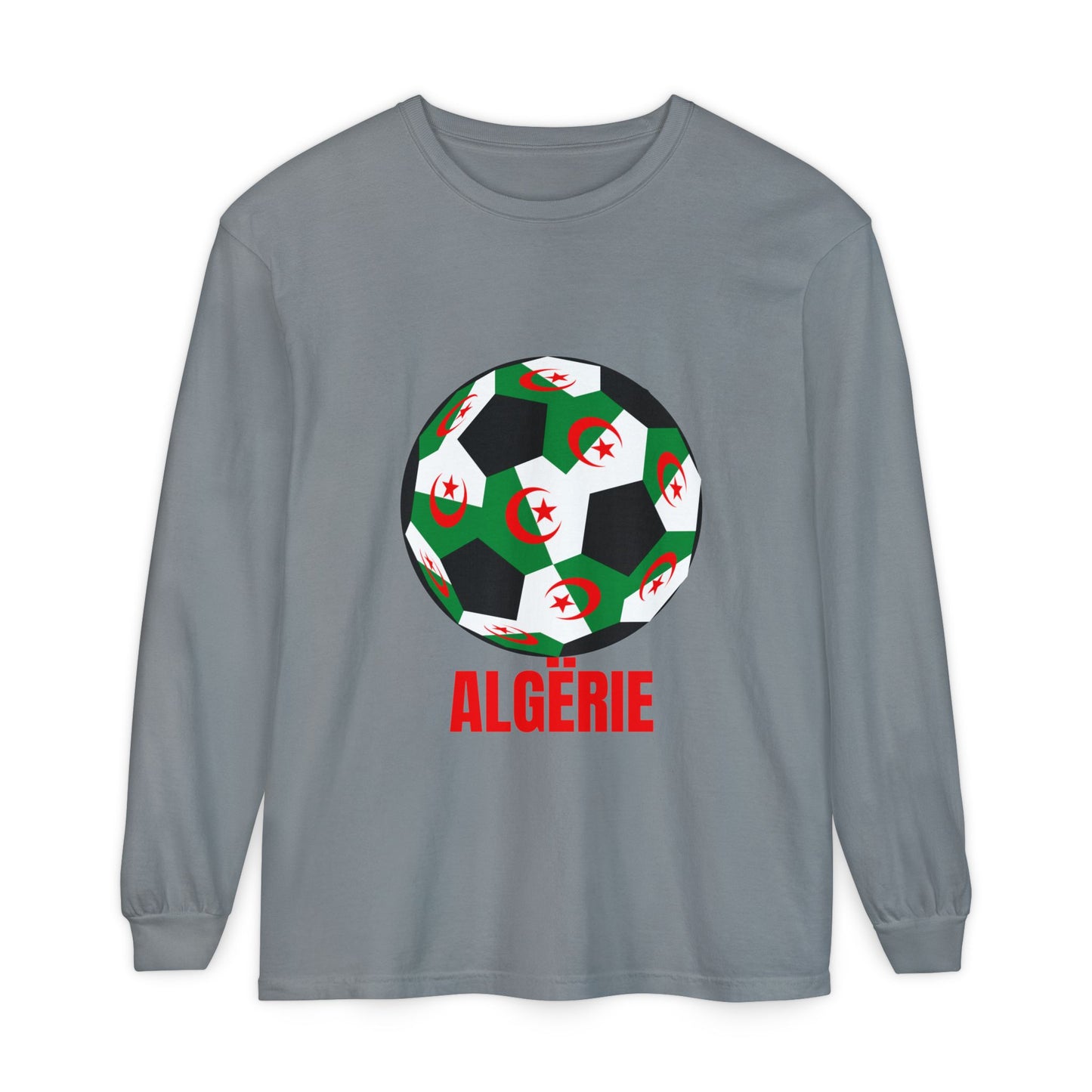 ALGËRIE Fan Specialty Soccer Ball Design T Shirt