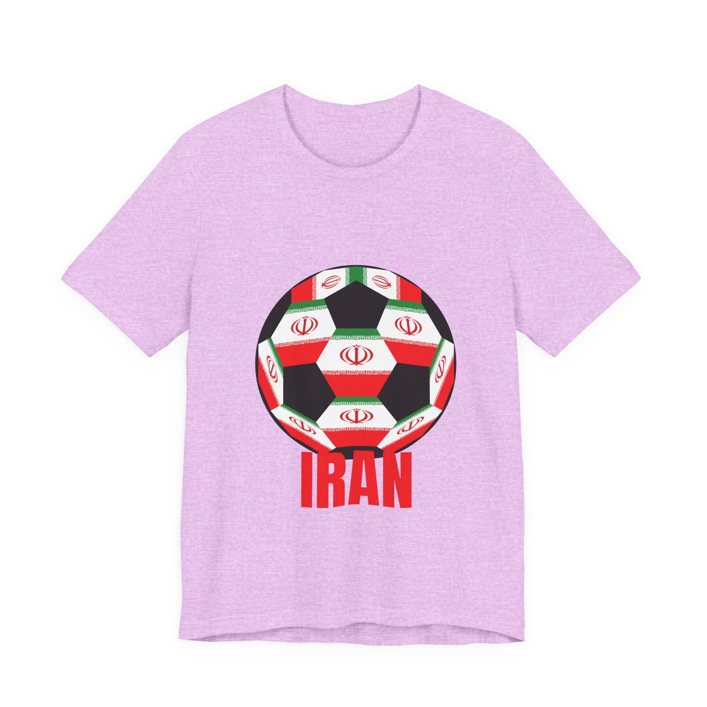 Iran Fan Specialty Soccer Ball Design T Shirt