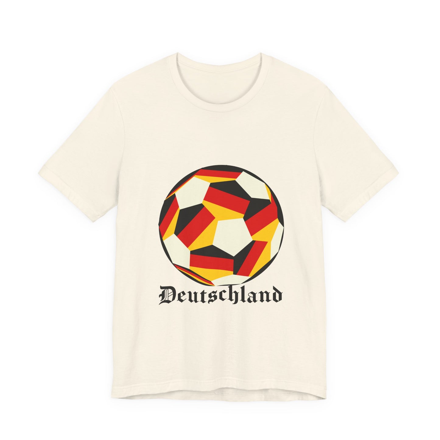 Deutschland Fan Specialty Soccer Ball Design T Shirt