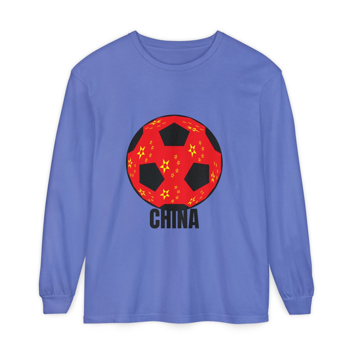 China Fan Specialty Soccer Ball Design T Shirt