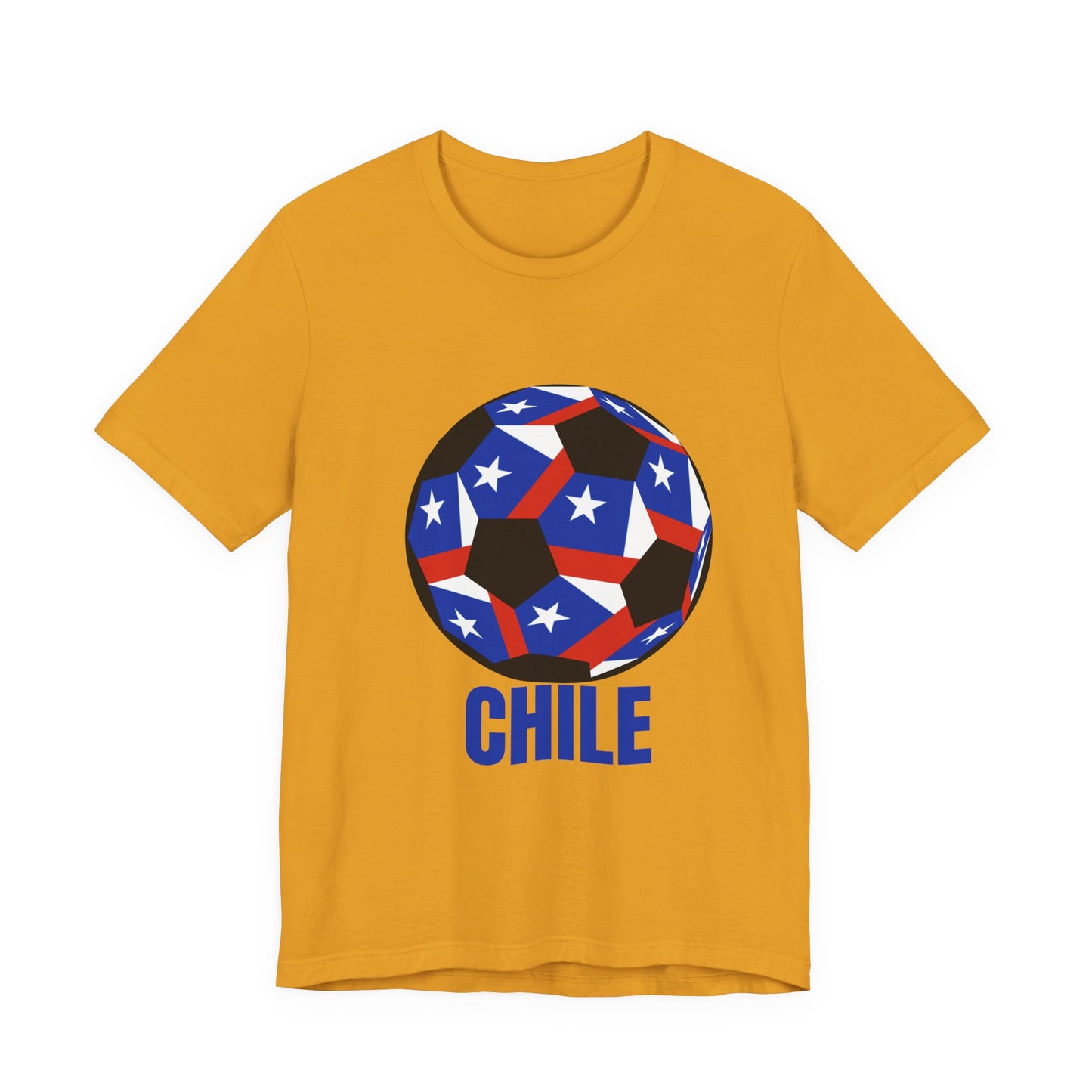 Chile Fan Specialty Soccer Ball Design T Shirt