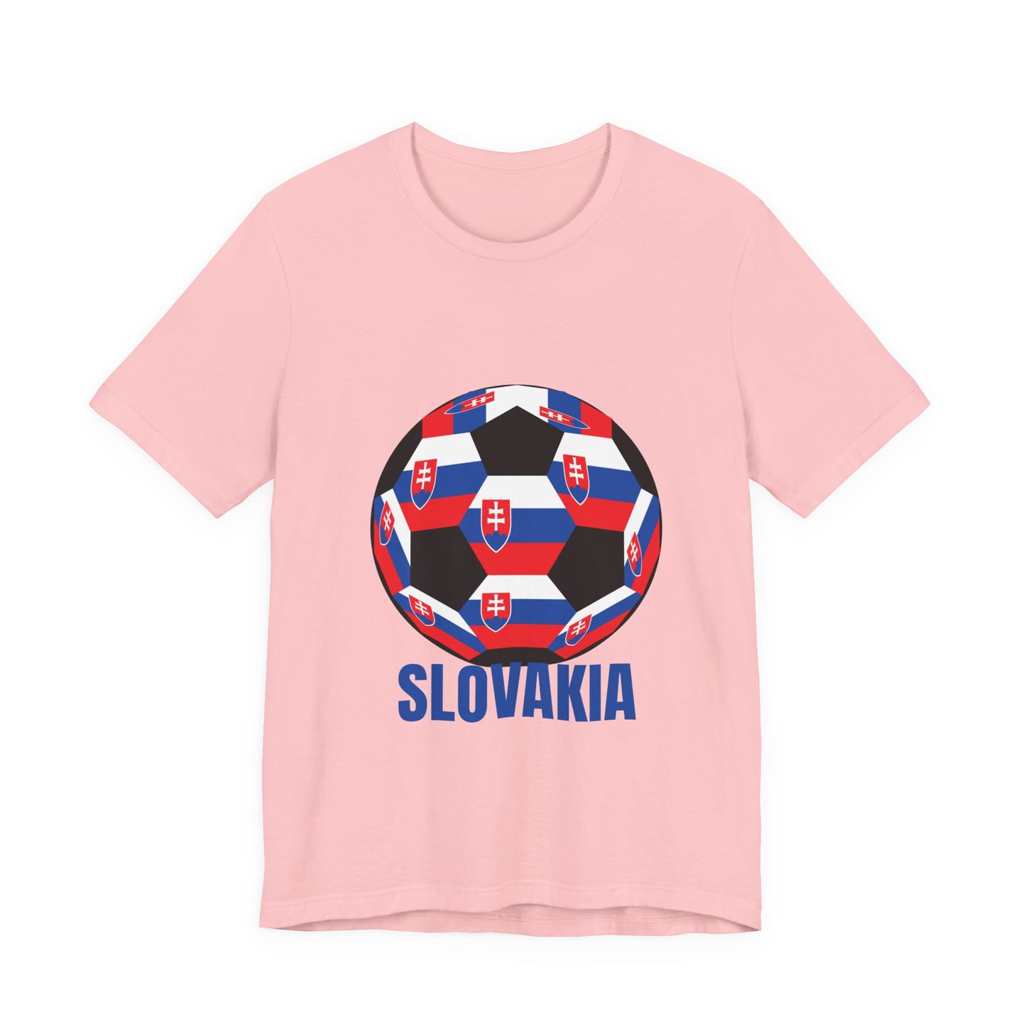 Slovakia Fan Specialty Soccer Ball Design T Shirt