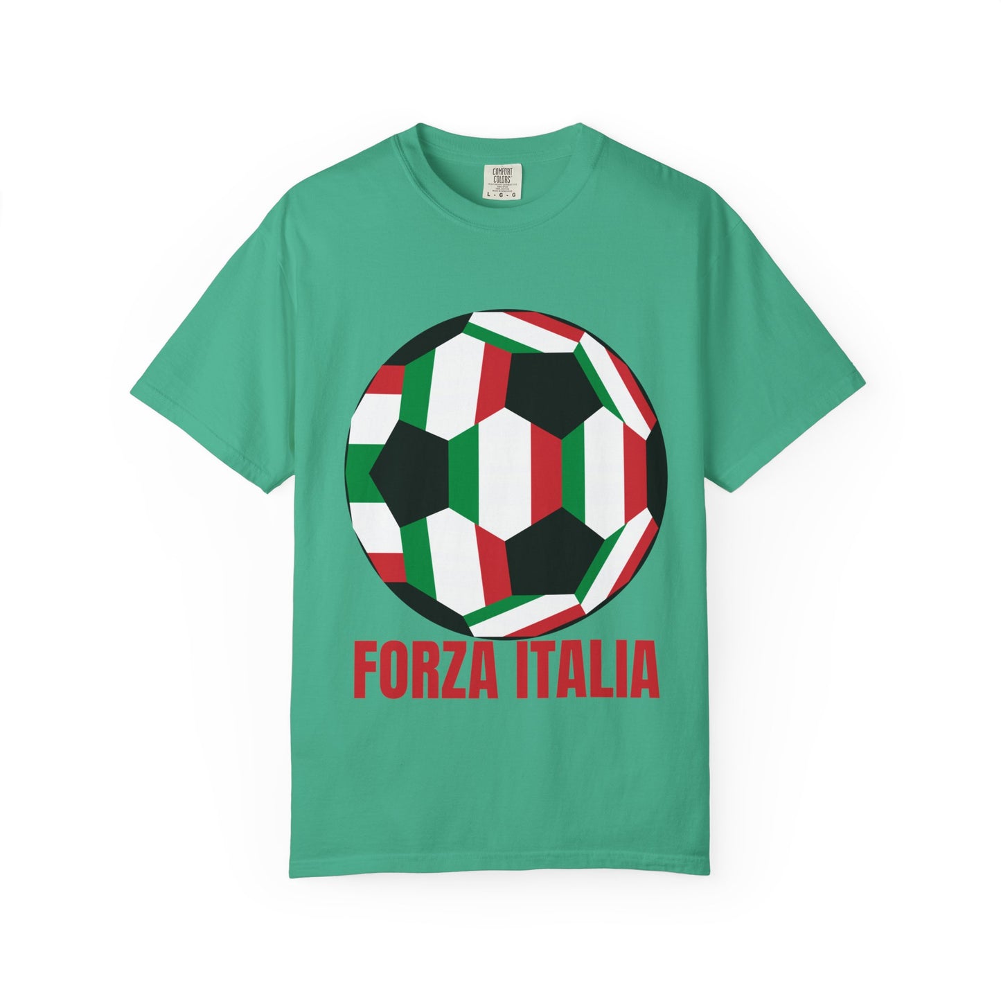 Forza Italia Fan Specialty Soccer Ball Design T Shirt