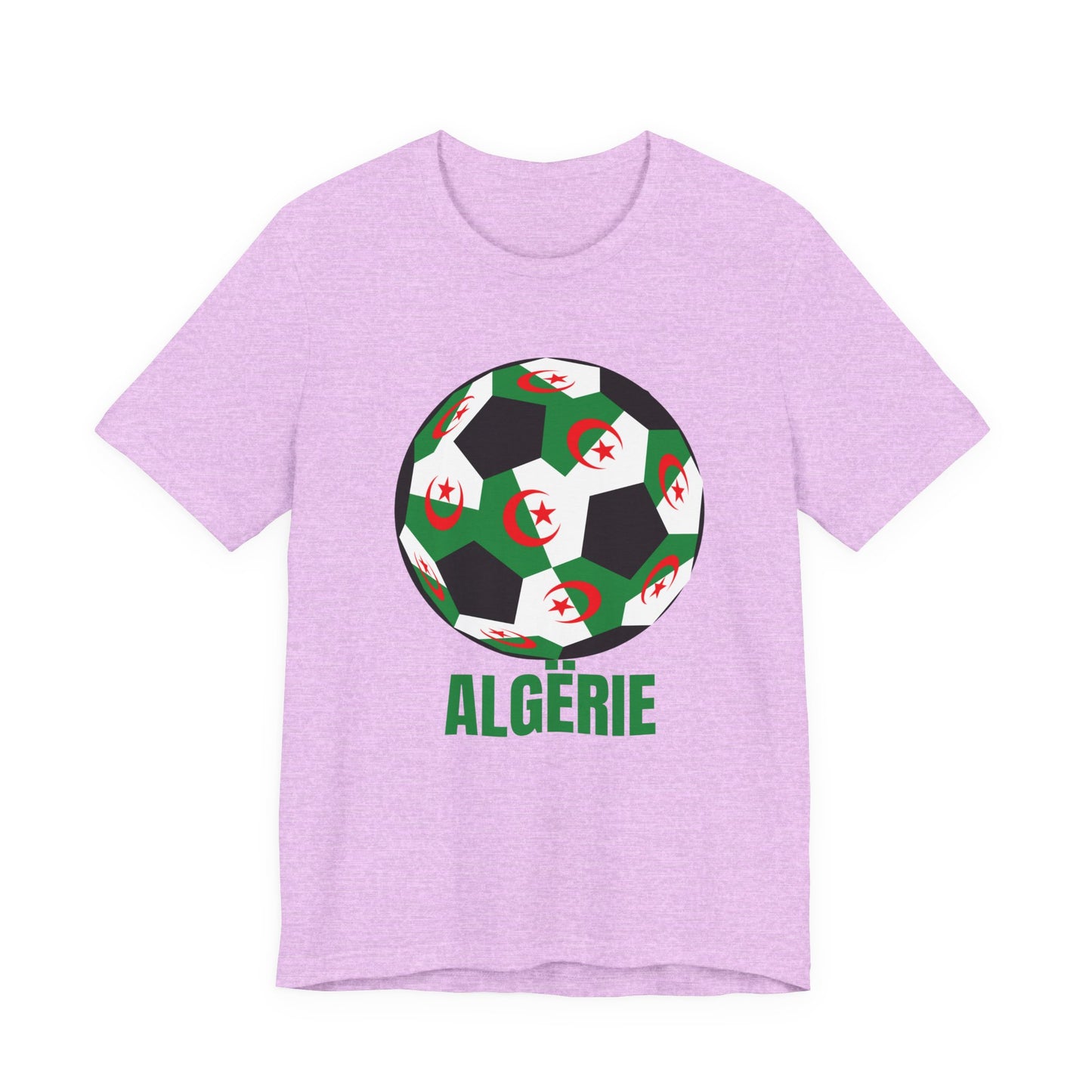 ALGËRIE Fan Specialty Soccer Ball Design T Shirt