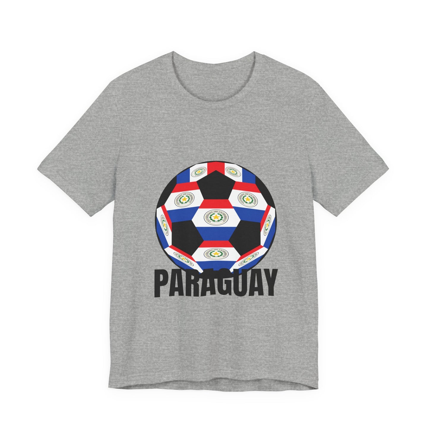 Paraguay Fan Specialty Soccer Ball Design T Shirt