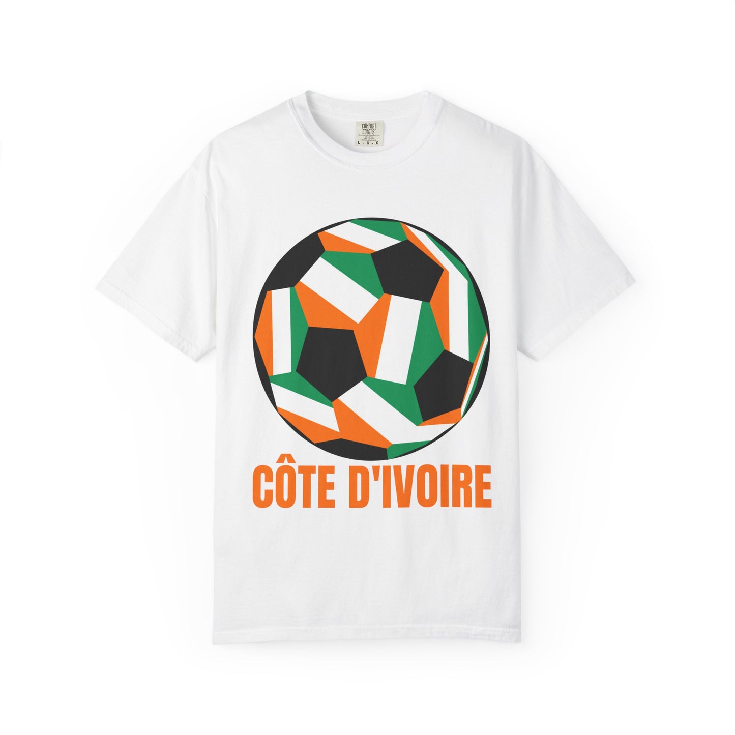 CÔTE D' IVOIRE Fan Specialty Soccer Ball Design T Shirt