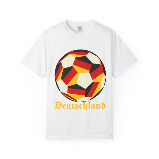 Deutschland Fan Specialty Soccer Ball Design T Shirt