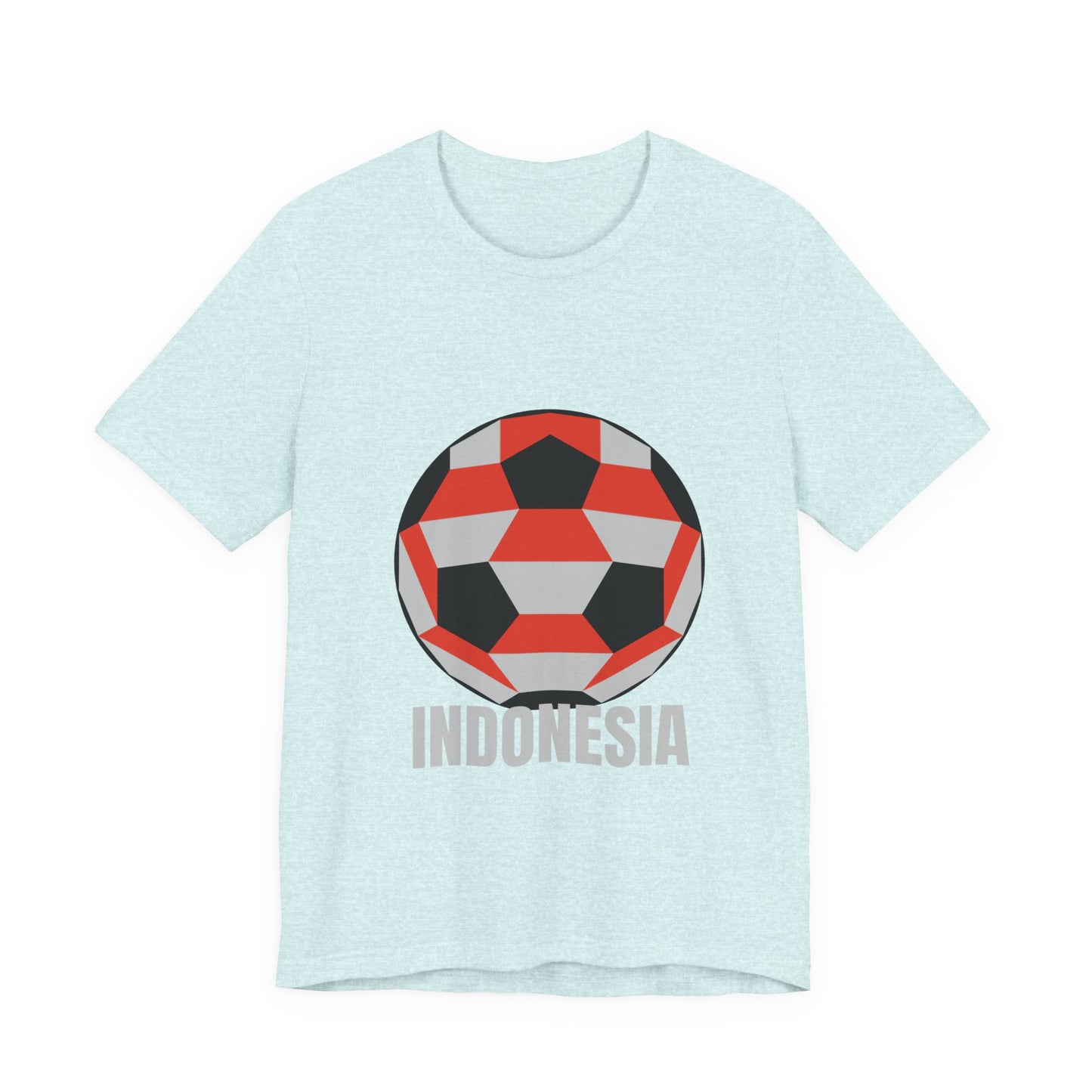 Indonesia Fan Specialty Soccer Ball Design T Shirt