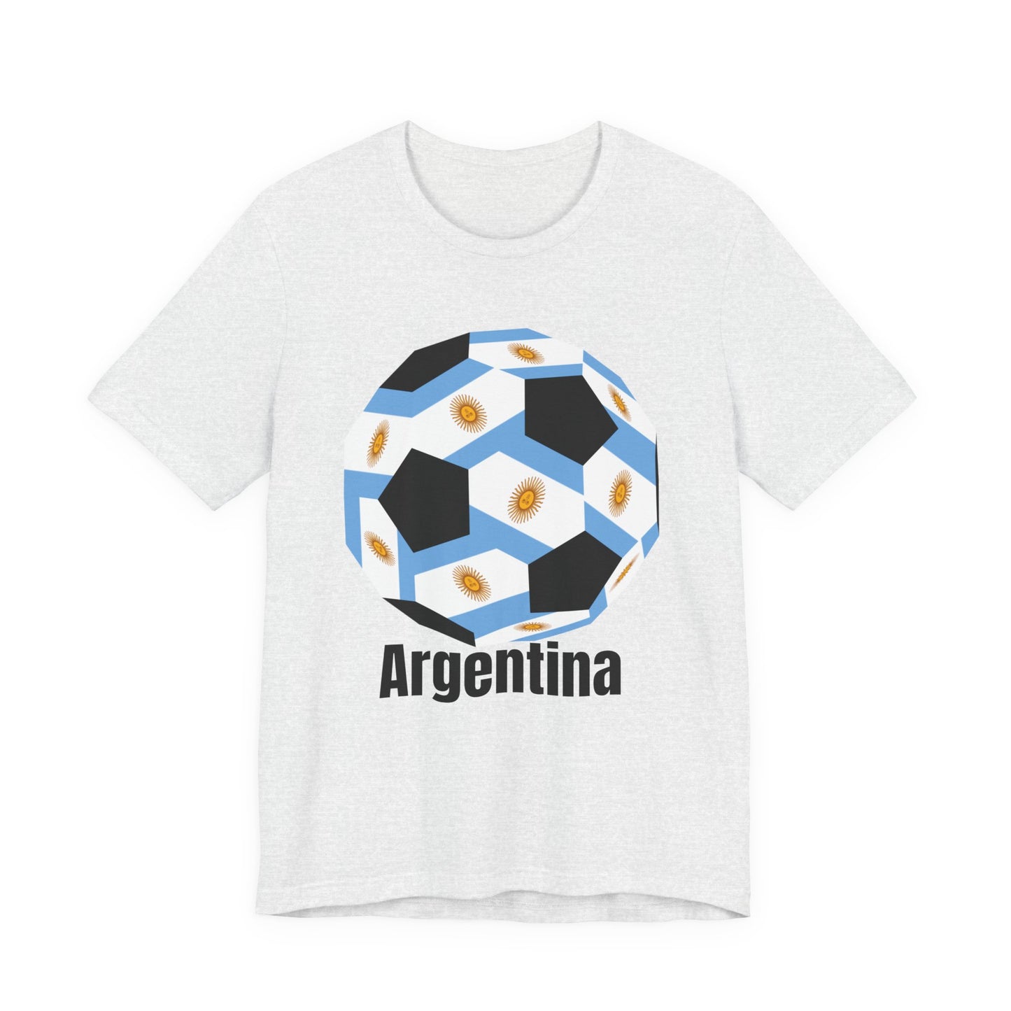 Argentina Fan Specialty Soccer Ball Design T Shirt