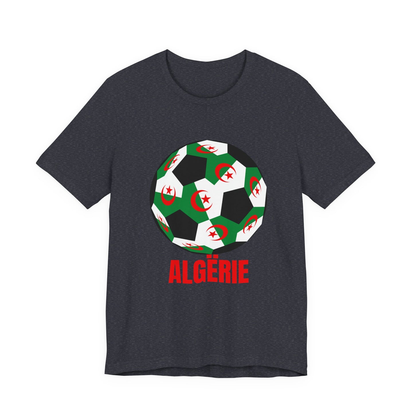 ALGËRIE Fan Specialty Soccer Ball Design T Shirt