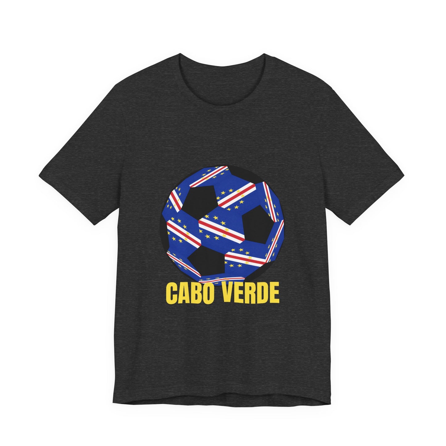 Cabo Verde Fan Specialty Soccer Ball Design T Shirt