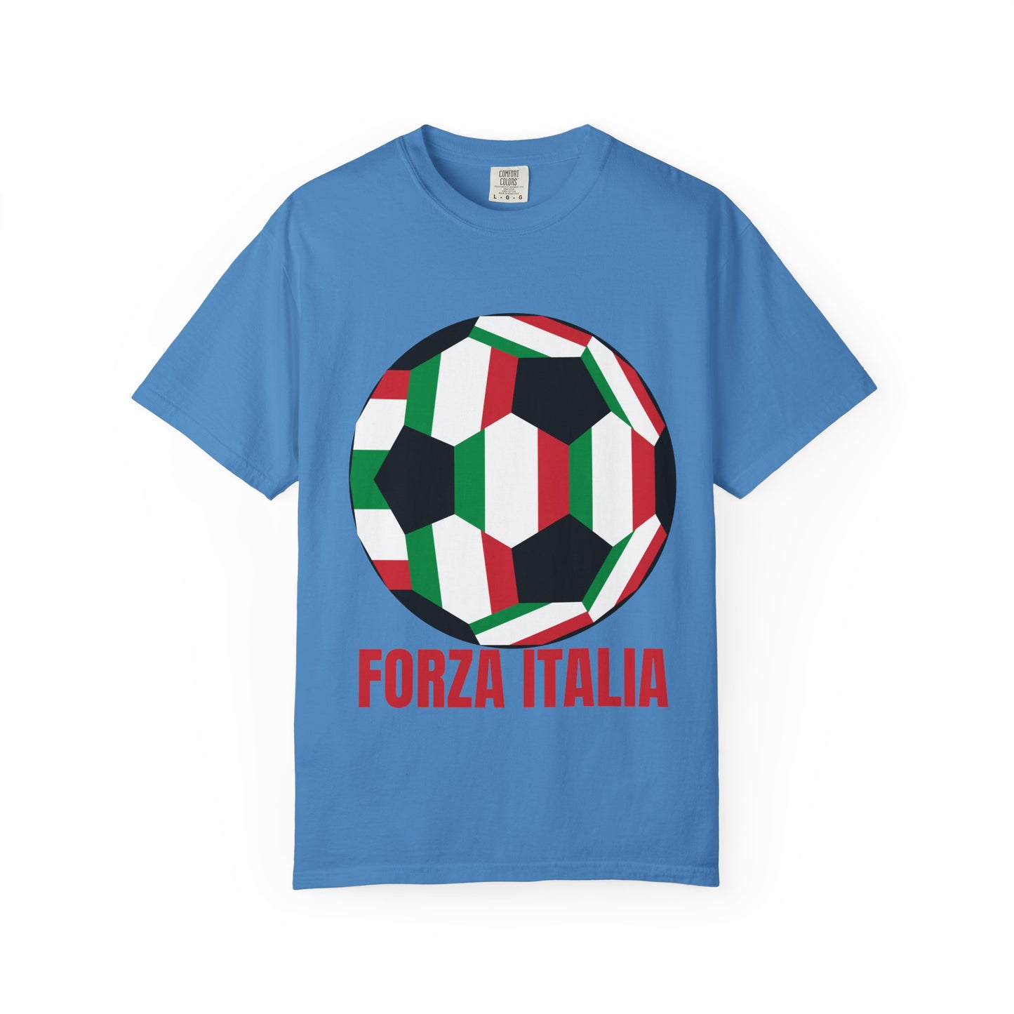 Forza Italia Fan Specialty Soccer Ball Design T Shirt