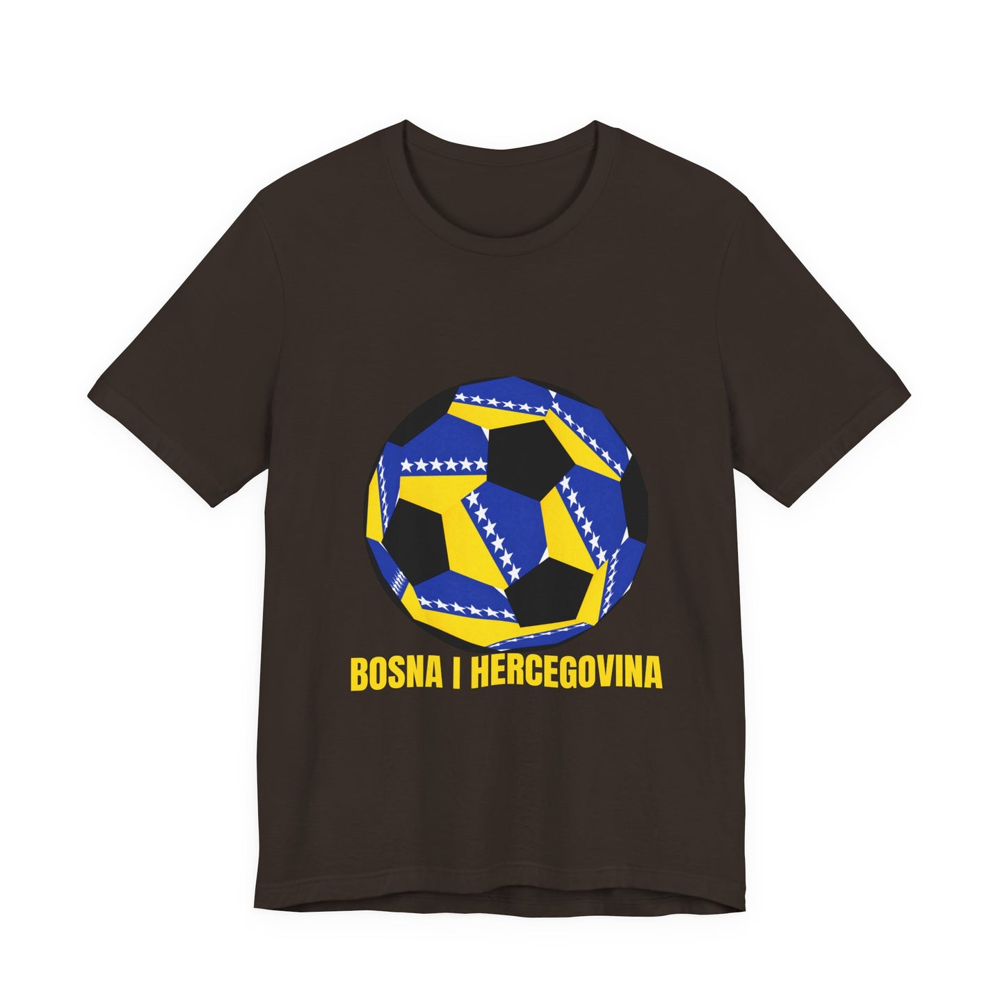 Bosnia Herzegovina Fan Specialty Soccer Ball Design T Shirt
