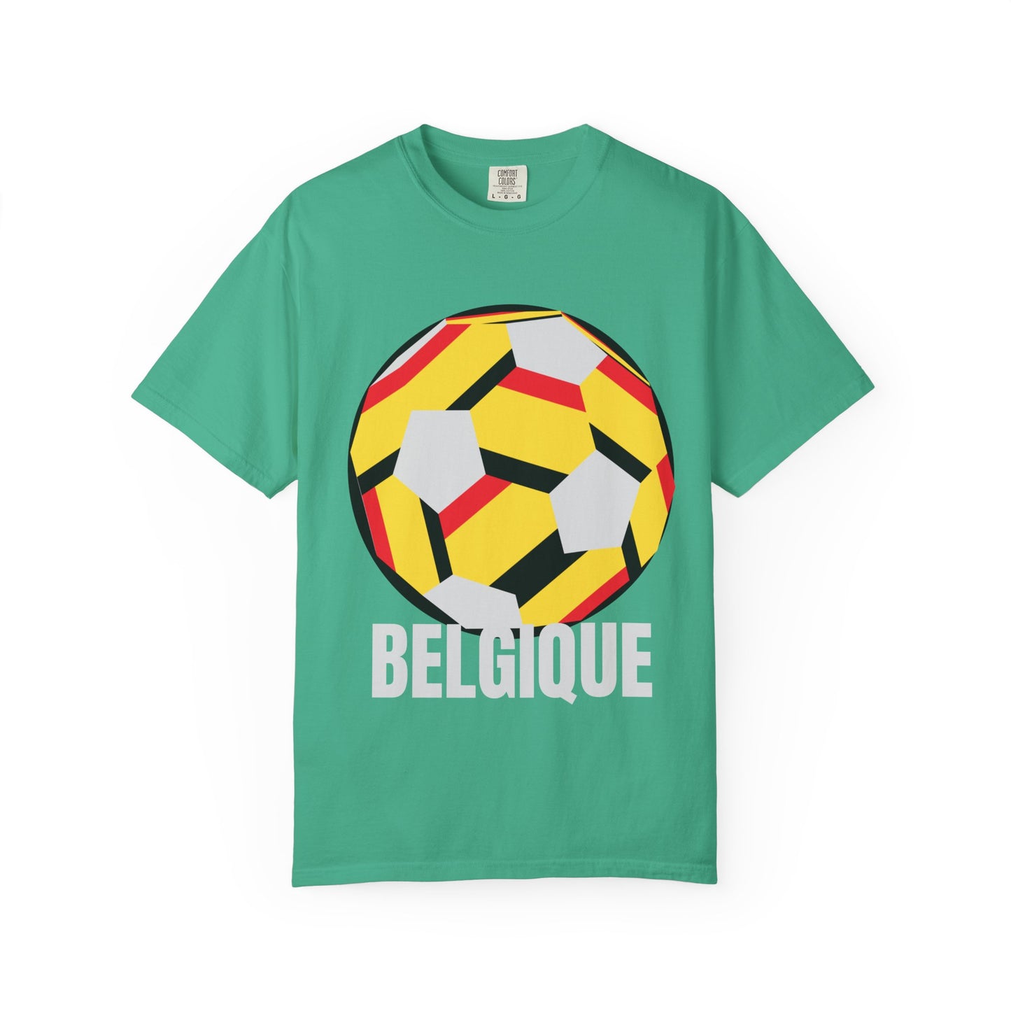 Belgique Fan Specialty Soccer Ball Design T Shirt