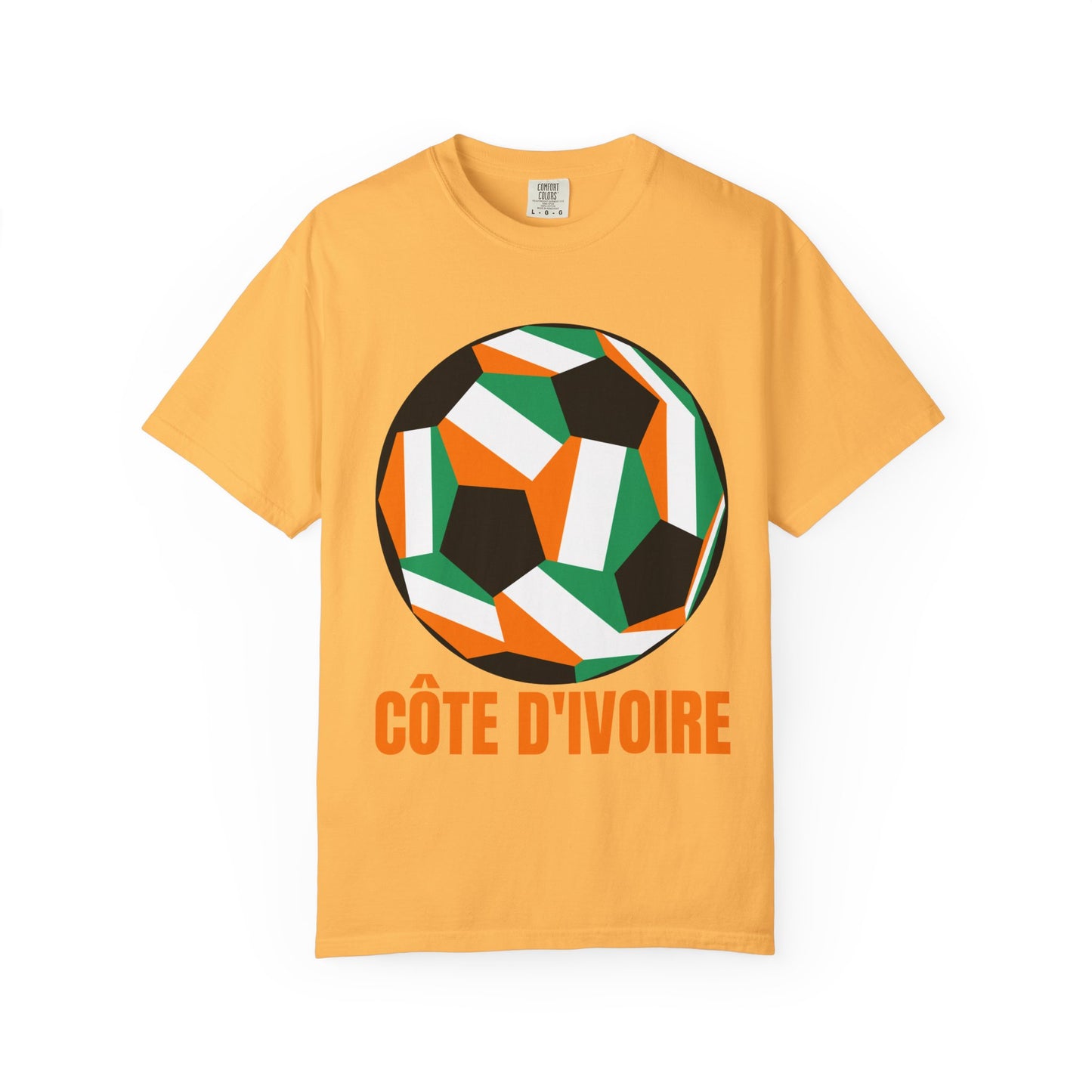 CÔTE D' IVOIRE Fan Specialty Soccer Ball Design T Shirt