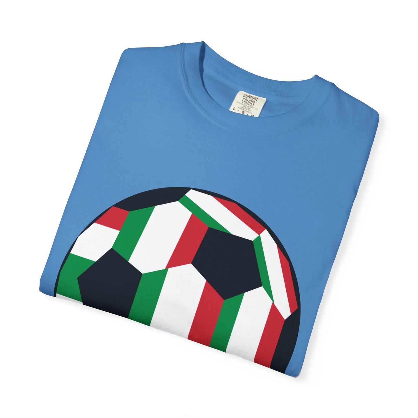Gli Azzurri Fan Specialty Soccer Ball Design T Shirt