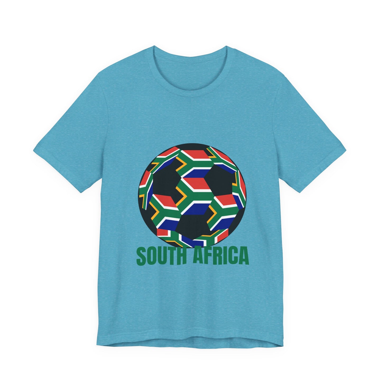 South Africa Fan Specialty Soccer Ball Design T Shirt