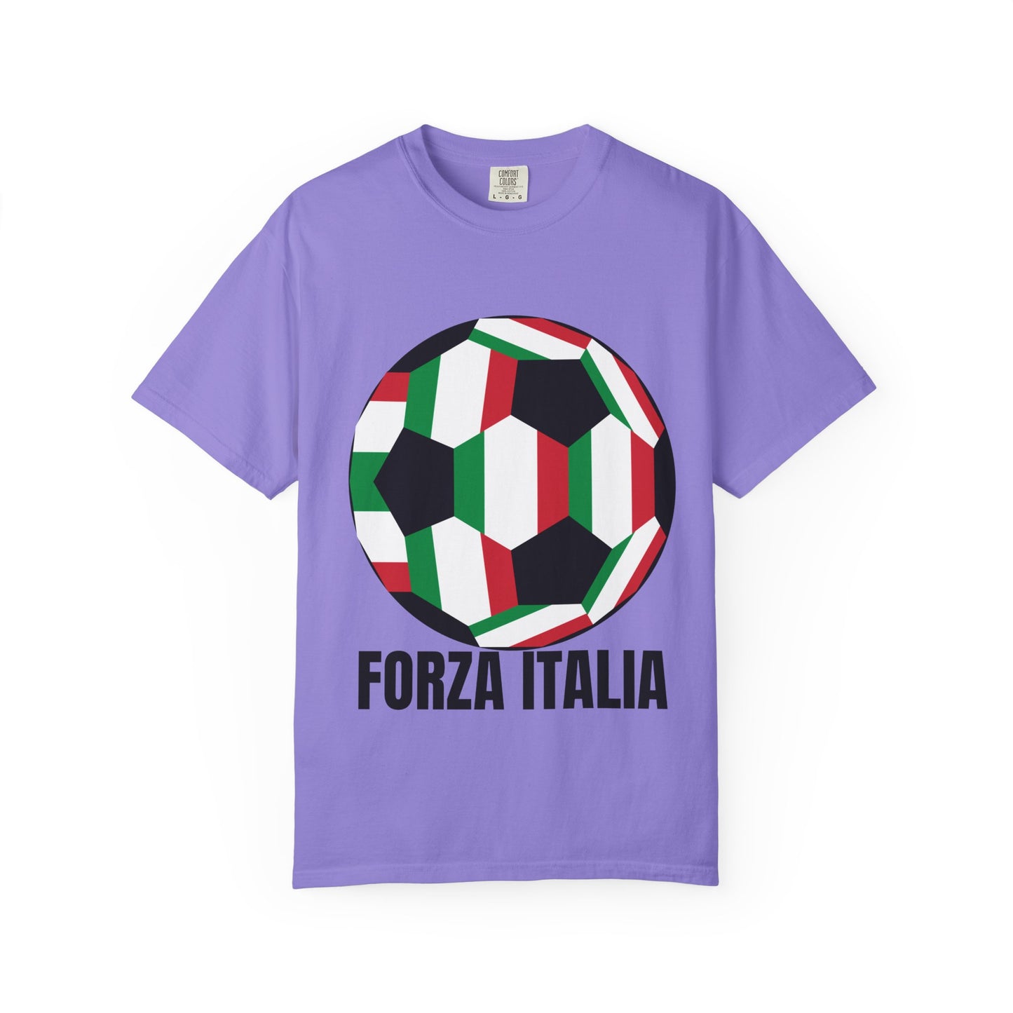 Forza Italia Fan Specialty Soccer Ball Design T Shirt