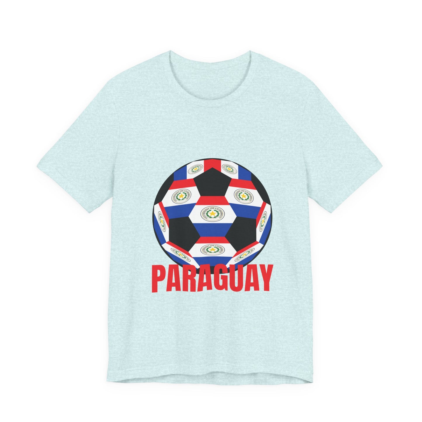 Paraguay Fan Specialty Soccer Ball Design T Shirt