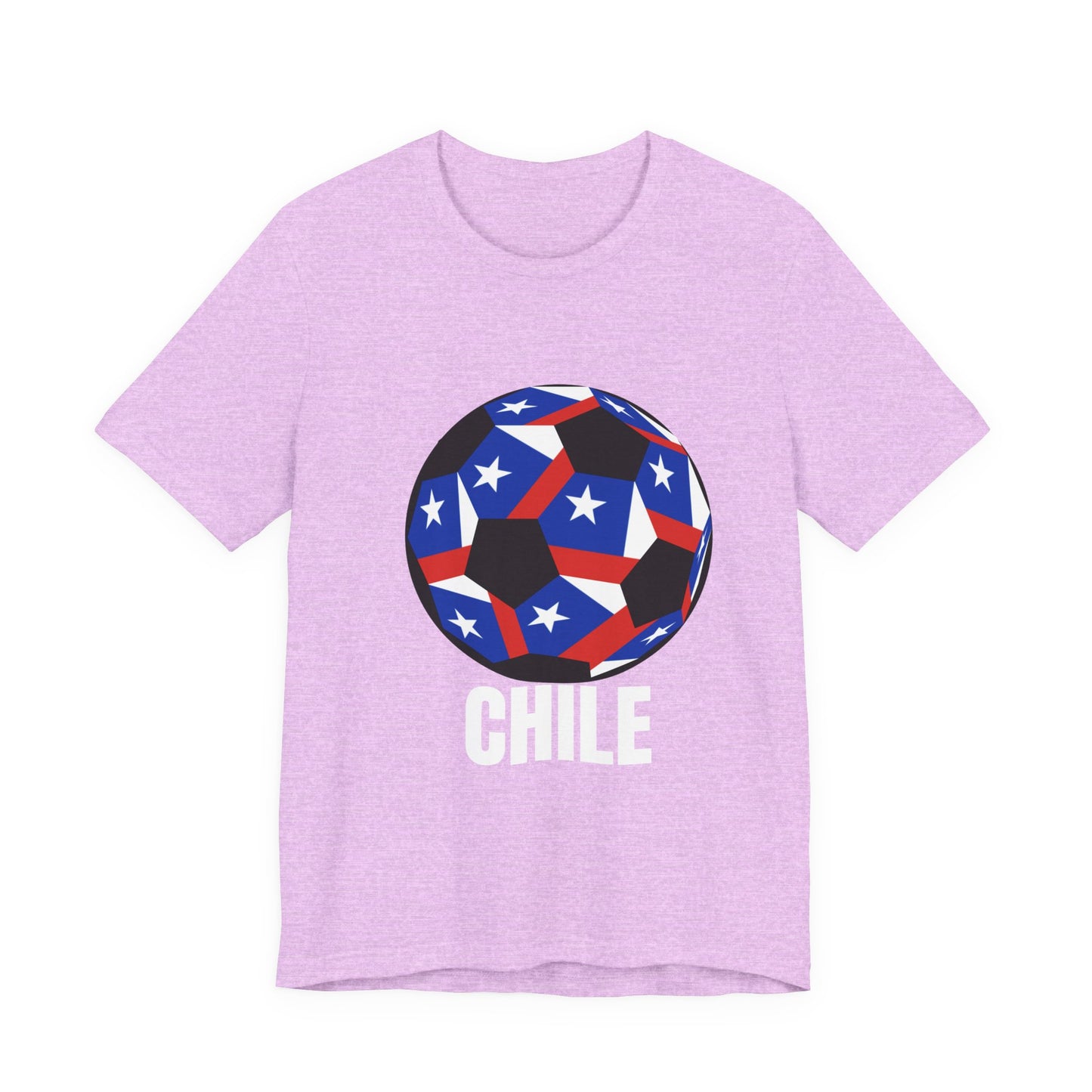 Chile Fan Specialty Soccer Ball Design T Shirt