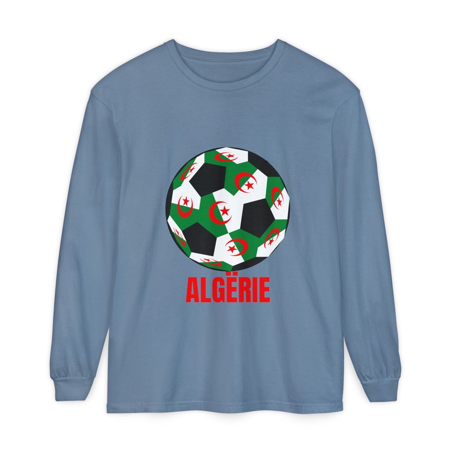 ALGËRIE Fan Specialty Soccer Ball Design T Shirt