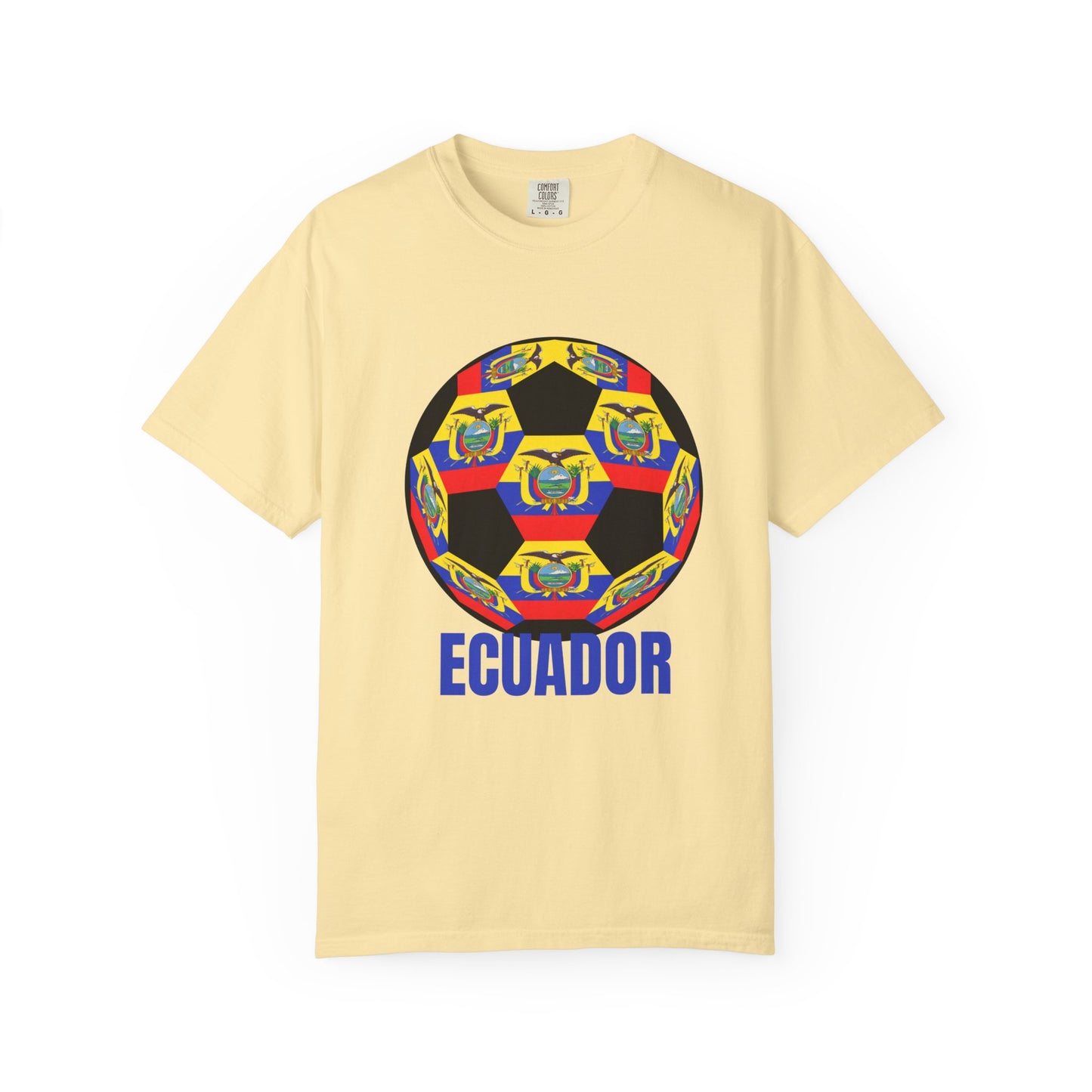 Ecuador Fan Specialty Soccer Ball Design T Shirt