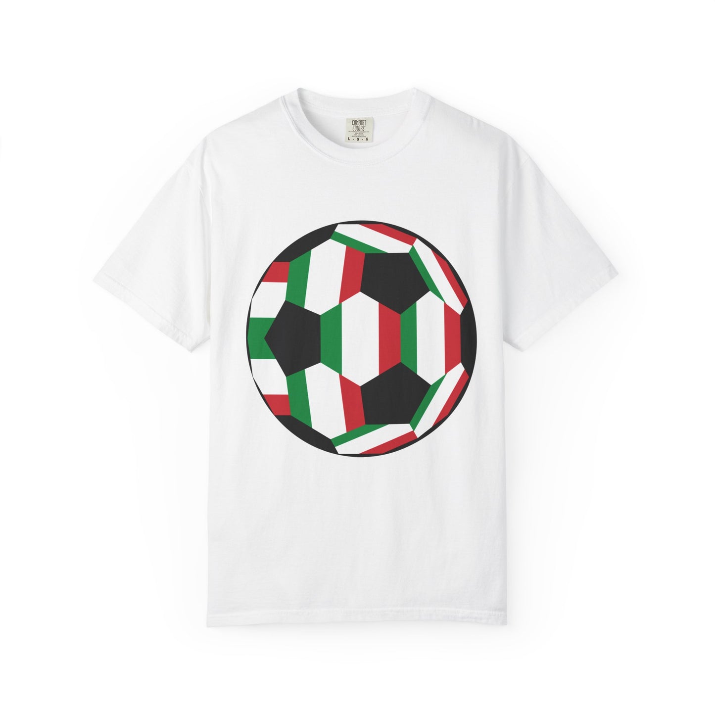 Gli Azzurri Fan Specialty Soccer Ball Design T Shirt