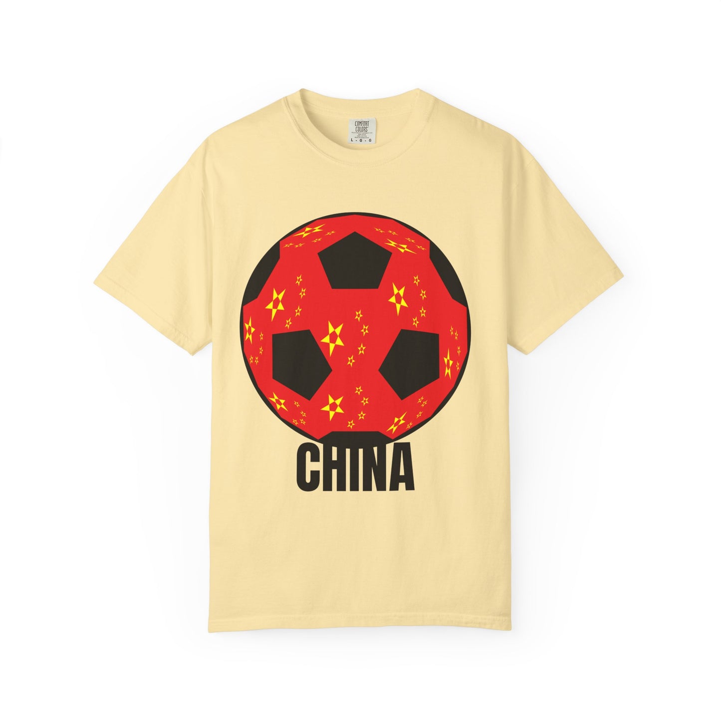 China Fan Specialty Soccer Ball Design T Shirt