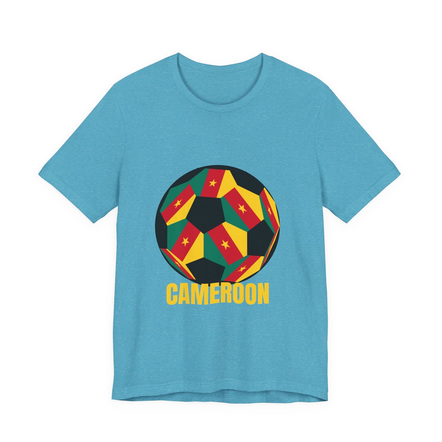 Cameroon Fan Specialty Soccer Ball Design T Shirt